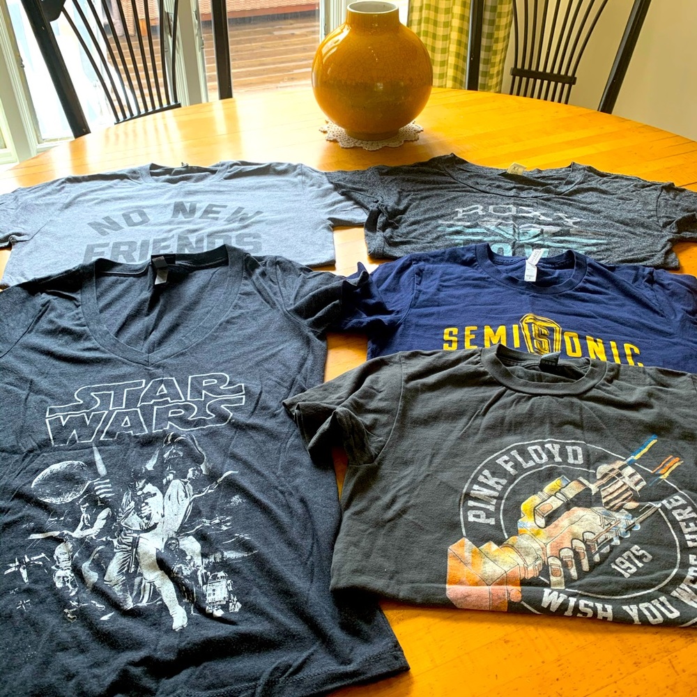 Graphic Tee Bundle (5 Tees Total)